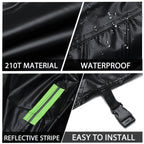 Black 210T Car Cover For Pontiac Firebird Car Tent Exterior Covers Outdoor Winter Snow Sun Rain Resistant Frost Protection CM World