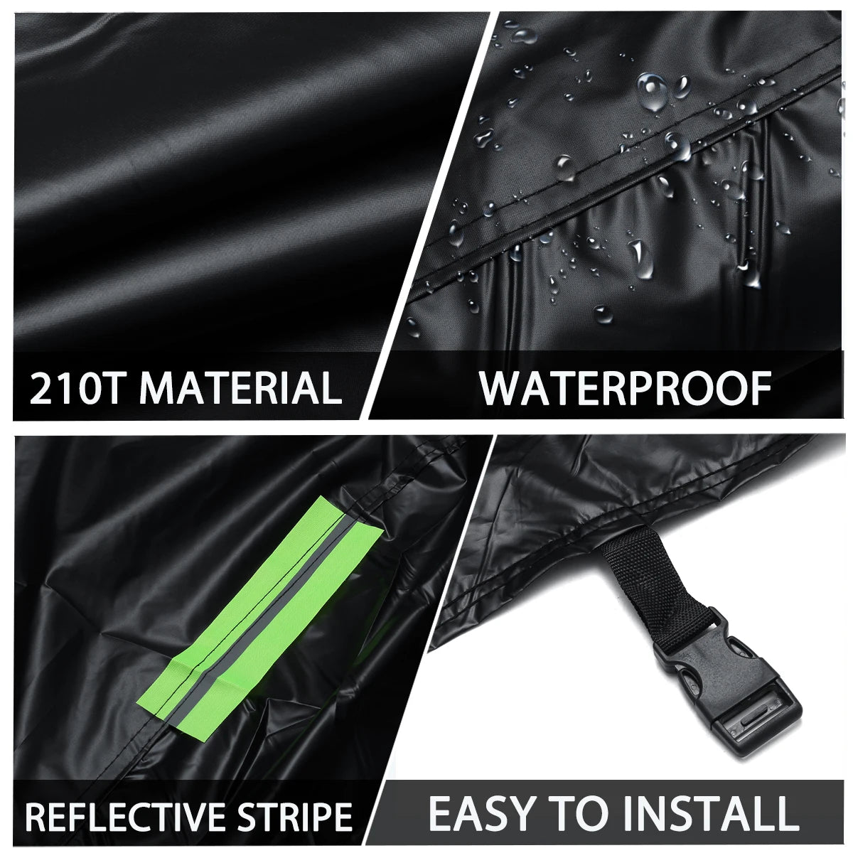 Black 210T Car Cover For Pontiac Firebird Car Tent Exterior Covers Outdoor Winter Snow Sun Rain Resistant Frost Protection CM World