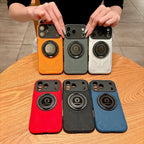 Luxury Magnetic Invisable Ring Holder Kickstand Phone Case For iPhone 17 Pro Max 16 Plus 15 14 13 12 Shockproof Slim Fit Cover