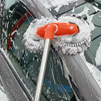 1X Car Cleaning Wash Multipurpose Kit Microfiber Brush Mop Sponge Wipe Auto Home Tools Universal Clean Accessories Yellow Gray