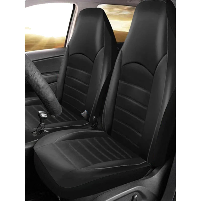 PU Leather Car Seat Covers For Front Seats Car Interior Accessories All-season Auto Seat Covers Fit for Most Cars Universal CM World