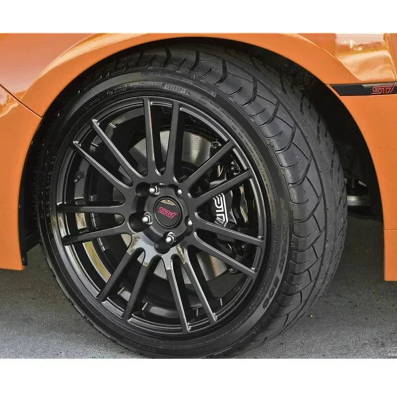 4pcs 60mm Car Wheel Center Caps for Subaru WRX BRZ DRL XV STI Outback Forester Impreza Tribeca Auto Wheel Hub Cover Decoration CM World