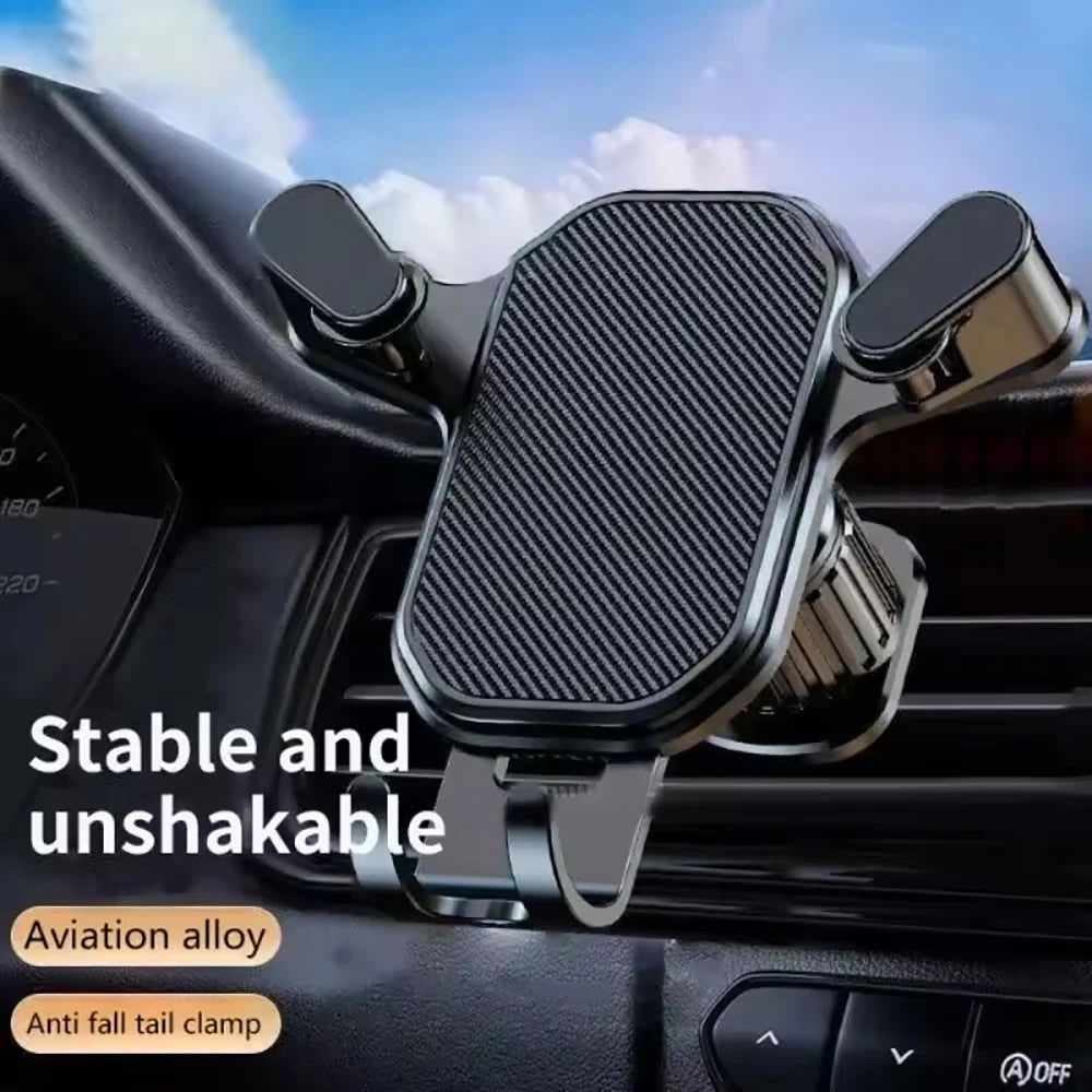 Car Phone Holder Air Vent Clip Mount Mobile Cell Stand Smartphone GPS  for iPhone Samsung Xiaomi For 4.7-6.7 Inch Mobile Devices