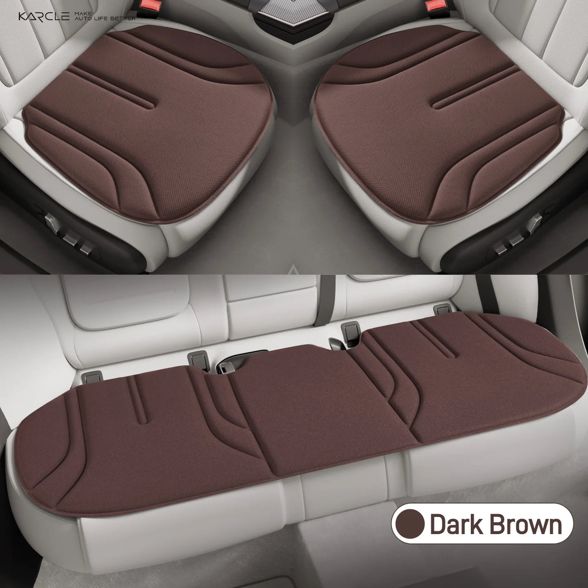 Universal Breathable Foam Cotton Car Seat Cover Set High-elastic Auto Seat Cushion Antibacterial Seat Pads Universal Chair Mat