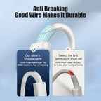 67W USB Fast Charger for Xiaomi 14t 13t 15 14 Ultra Redmi Note 14 13 12 Poco X7 F7 M6 X6 F6 Pro Quick Charge USB to Type C Cable Car Mobile World