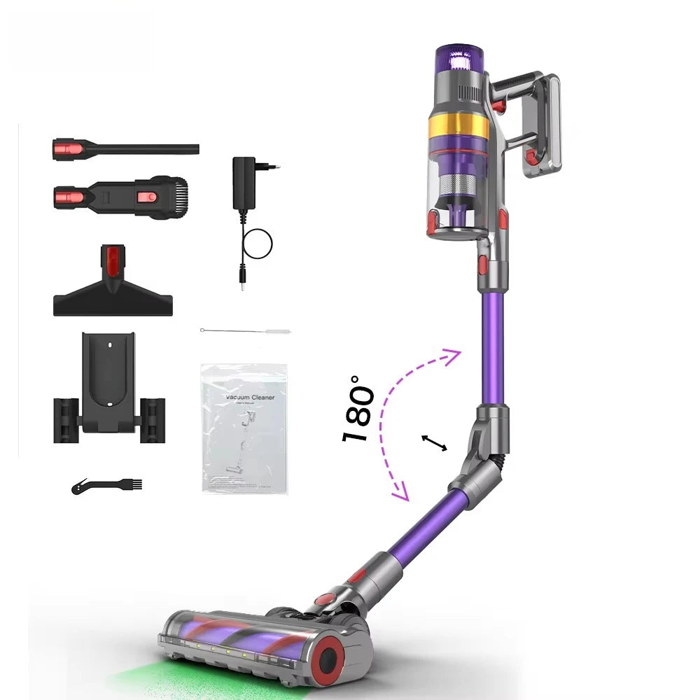S7-1 Auto Cordless Vacuum Cleaner Electric Power Cars Domestic Appliances for Home Cleaning Including Carpet & Sofa Dry Function Car Mobile World