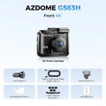 AZDOME Dash Cam GS63H 4K Built-In GPS Wi-Fi Dash Car Camera with Starvis 2.4" Screen WDR Night Vision Car DVR Parking Monito Car Mobile World