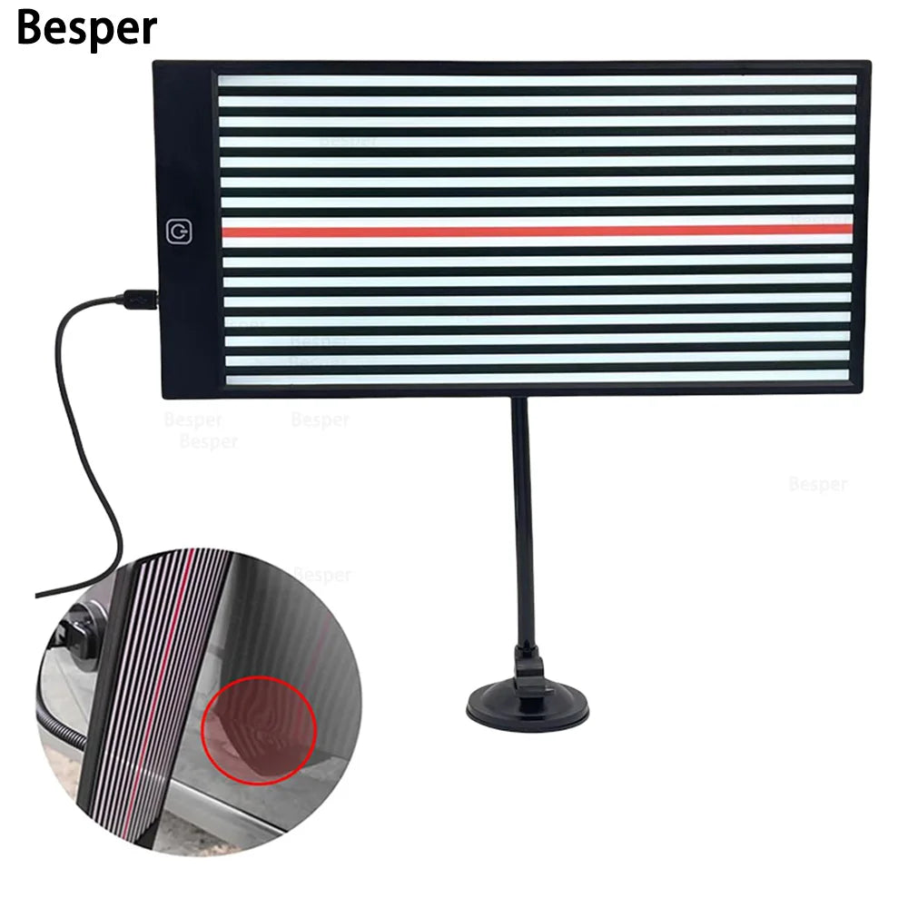 Board Light Dent LED Inspection Line Board, Paintless Dent Removal, Professional Repair Lighting Reflection Tool Car Body Repair CM World