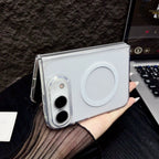 Luxury Anti-Yellow Transparent Hard Folding Case for Iphone Duo 18 Fold 18ultra Magnetic Phone Bag Cover