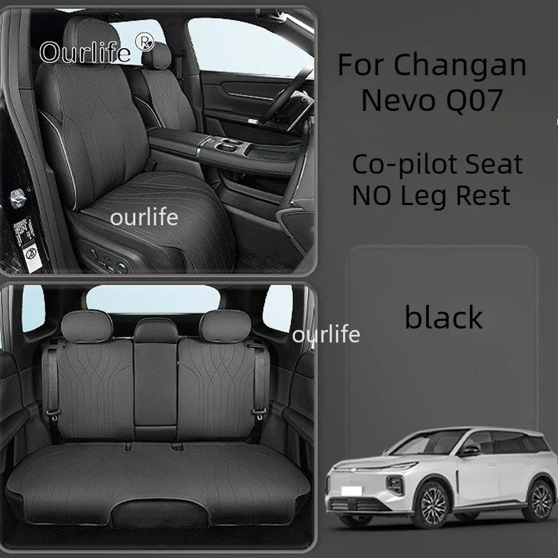 For Changan Nevo Q07 2026 2027 Complete Set of Breathable All-Season Protective Seat Covers Car Interior Accessories