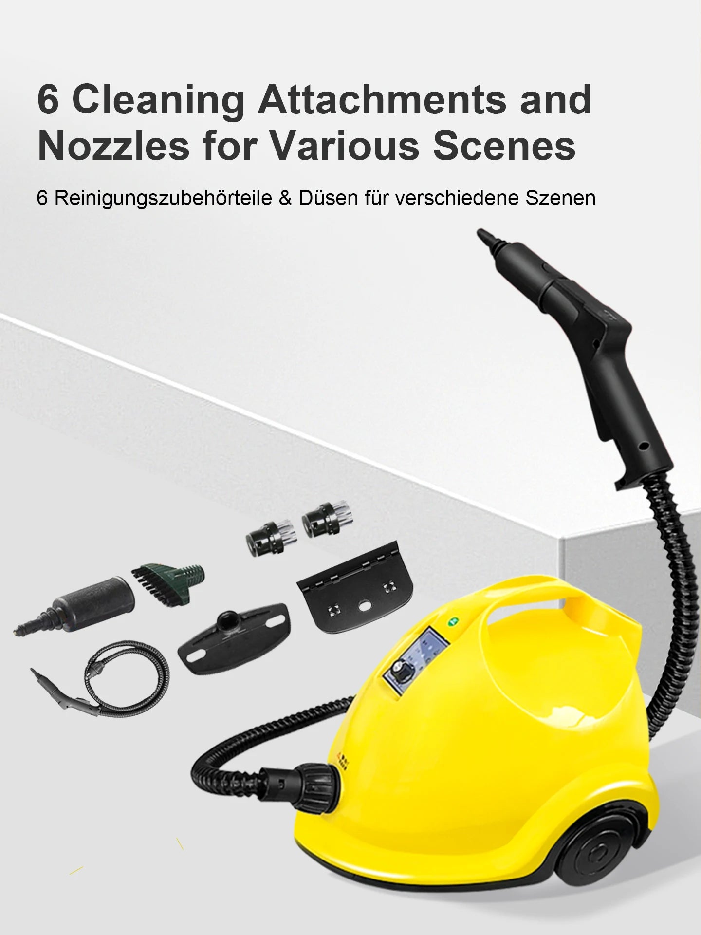 Professional Car Air Purifier High Temperature Steam Sterilization Fresh Air Home Instant Heating Steam Cleaner Car Household CM World