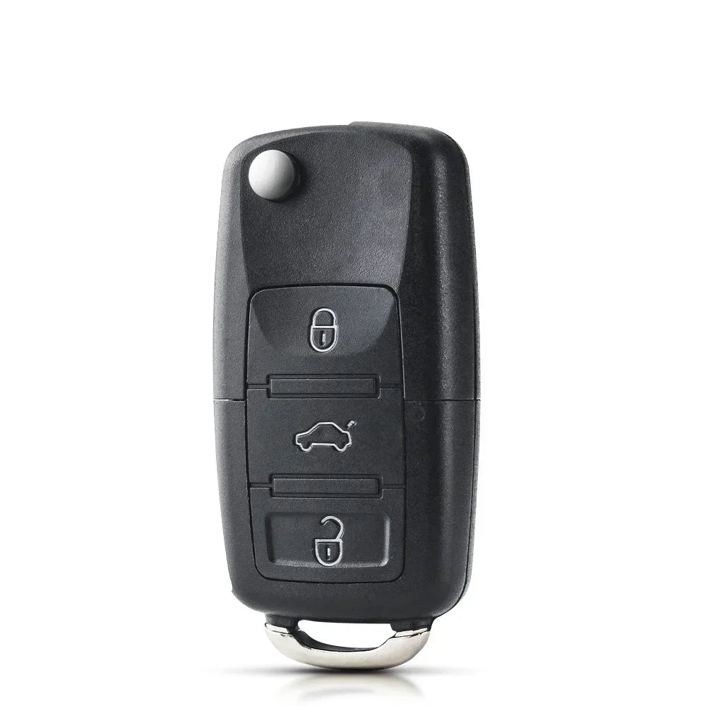 KEYYOU 10PCS Flip Key Shell Case For VW VOLKSWAGEN Passat MK4 Seat Altea Alhambra Ibiza Polo Golf CM World