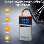 1500A Portable Car Charger, Jump Starter, Rechargeable Battery, Car Battery Launcher, Restoration Item Emergency Starter With Air Compressor Portable Car Battery Booster With 150PSI Auto-Stop Tire Inflator 10.0L Diesel