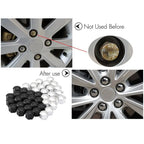 20Pcs 17/19/21mm Car Wheel Nut Caps Protection Covers Caps Anti-Rust Auto Hub Screw Cover Car Tyre Nut Bolt Exterior Decoration