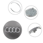 4Pcs 60MM 61MM 68MM 69MM Car Styling Wheel Center Cap Hub Covers 4B0601170 For Audi A3 A4 A5 A6 A7 A8 S4 S6 TT Accessories