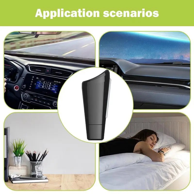 Auto Ionizer Car Air Purifier Portable Ionic Air Freshener Filter Car Air Purification Filters For Dust And Pet Odors Interior CM World