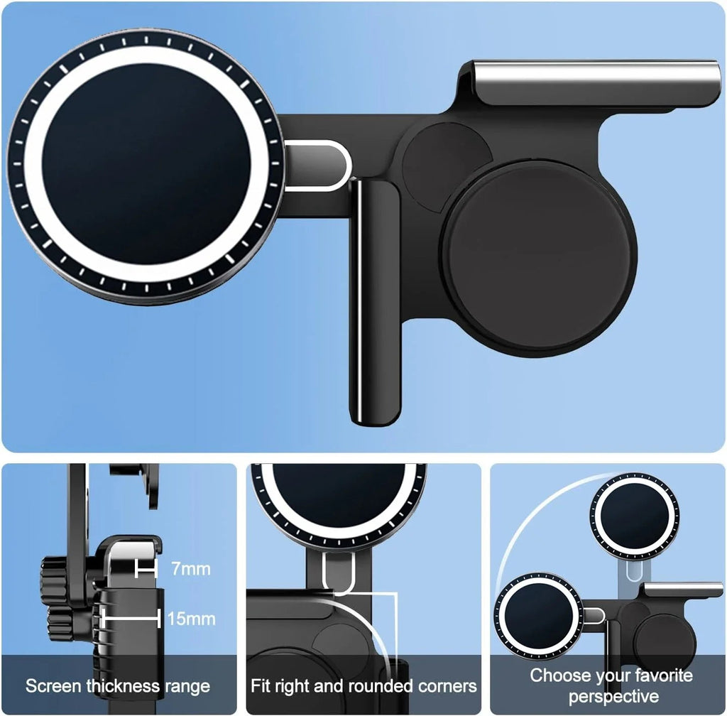for BYD Atto 3 HAN TANG Seal Car Phone Holder Mount Adjustable Magnetic Phone Holder Car Screen Side Phone Support Frame CM World