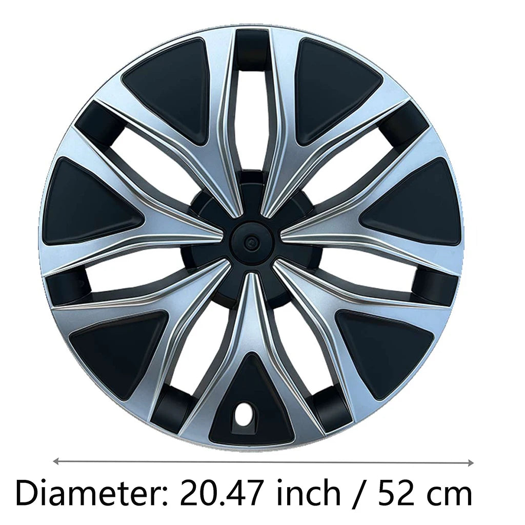 4PCS for Model YL 2026-Present 19 Inch Style Hubcap Replacement Wheel Cap Accessories for Tesla Full Edge Wrapping