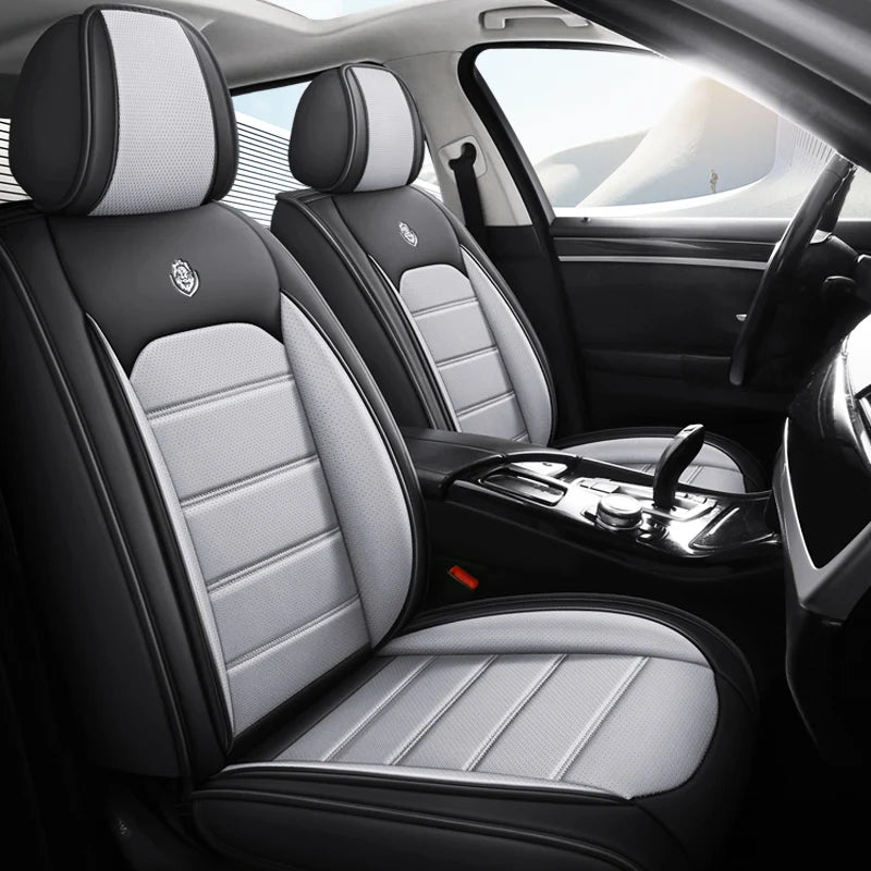 Universal Front Seat 2 Seat Car Seat Covers for SUVs And Sedans Durable Breathable And Easy to Clean Auto Seat Protector CM World