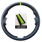 Car Steering Wheel Cover For Volkswagen VW Amarok T6 California Caravelle Kombi Multivan Transporter Golf Mk7 Sharan Polo Jetta CM World