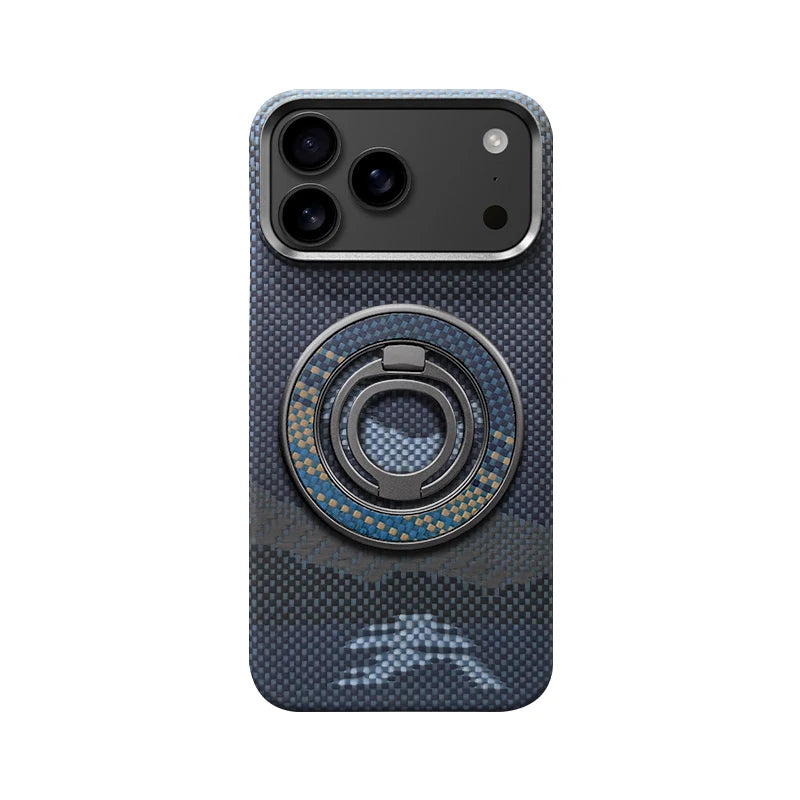 Ultra Slim Real Aramid Kevlar Carbon Fiber Business Case For IPhone 17 Air Pro Max Magnetic Charging Shockproof Protective Cover Car Mobile World