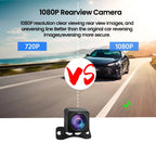 10 Inch Car DVR Car Touch Screen Video Recorder Dual 1080P Rearview Mirror Front and Rear HD Night Vision Camera Mirror