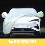 For BYD Sealion 7 Sea Lion 07 EV  2024 2025 2026 2027 Full Car Covers Outdoor Sun Anti UV Rain Snow Dust Protection Oxford Cloth Car Mobile World