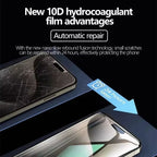 Full Cover Hydrogel Film For iPhone 17 15 16 14 11 13 12 18 Pro Max Screen Protector For iPhone 16e Air Mini SE XR XS Not Glass