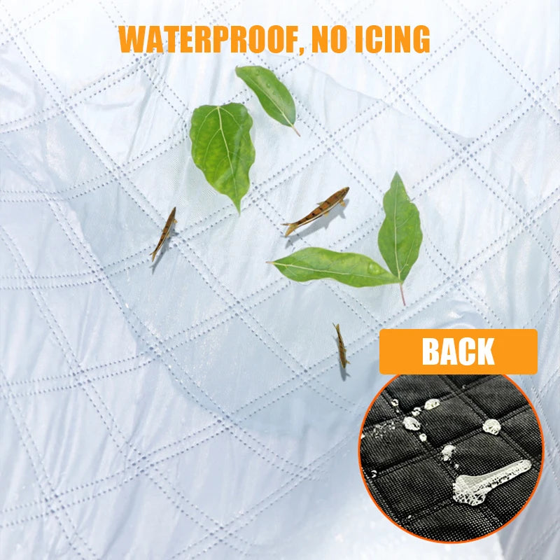 Car Covers Hail Protector Half Cover Protective Exterior Awning Sunshield Anti-hail Outdoor Waterproof Universal Windshield Dust CM World