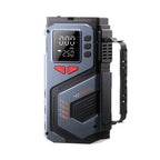 Car Jump Starter For 12V Petrol Diesel Cars With 150PSI Air Pump/Light/Pressure Gauge,Portable Booster Jump Starter
