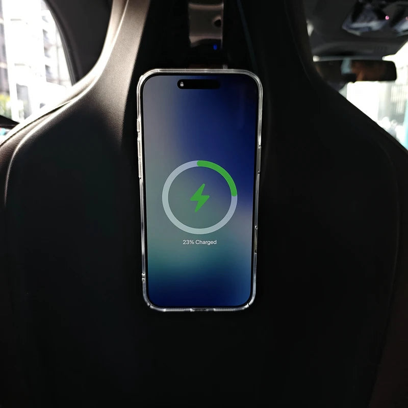 For BMW X7 X6 X5 X3 I5 I7 IX 2023 2024 2025 Car Wireless Charger Seat Pad Phone Magnetic LED Holder Stand Trim Accessories CM World
