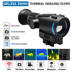 Thermal Scope GRL325/GRL335 384x288 Thermal Imaging Sight with 1500-1800m Distance 12um 55Hz, 64GB Storage for Outdoor Hunting CM World