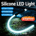 Flexible LED Flashlight Stick Rechargeable High Power Bendable Car Repair Engine Inspection Maintenance Outdoor Work Light Tool