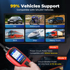 Autel Power Scan PS100 Car Circuit Tester, Universal 12V 24V Automotive Power Circuit Probe Kit with 40FT Cable, AC/DC/Continuity/Probe/Signal Test, Activate Component Electrical System Tool
