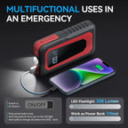 2000A Car Jump Starter Supply Battery Starter Booster Auto Starting Device Portable Power Bank 12V Battery Jump Starter