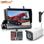 Lastbus Tower Crane Wireless Camera 1080P 30x Optical Zoom 10.1" IPS Screen DVR Monitor For crane/tower crane/forklift/Trailer Car Mobile World