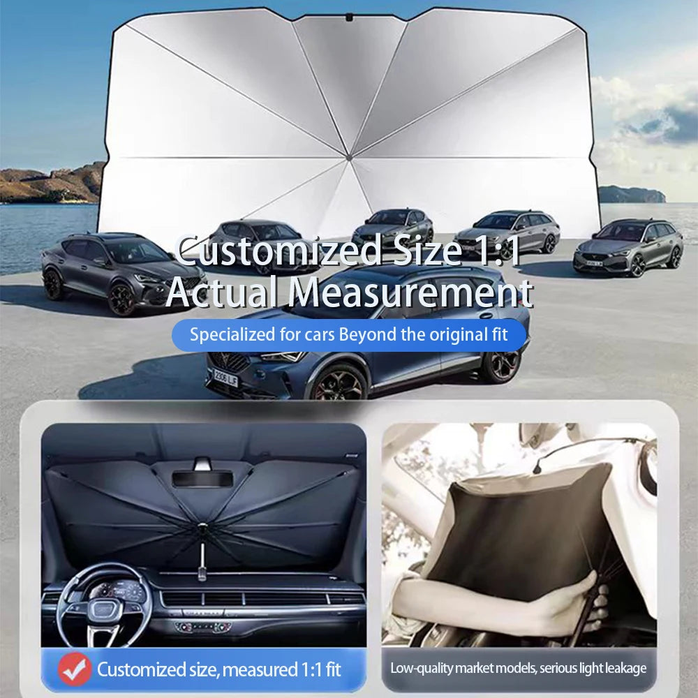 For HONDA Accord CRV Pilot Civic JAZZ Pilot CR-V Car Windshield Sunshades Front Shading Umbrella