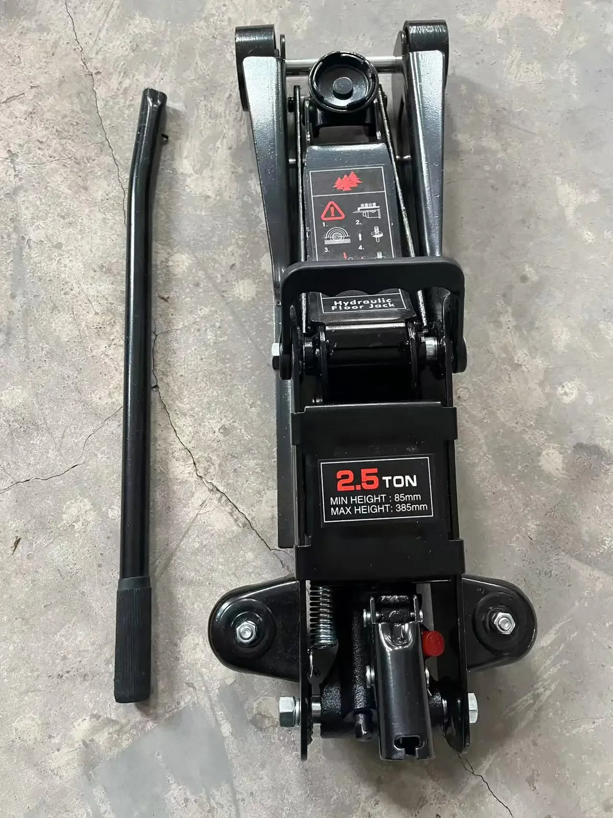 BEST Durable 2.5T Ultra-low Position Horizontal Hydraulic Vehicle Jack Off-road Vehicle SUV and Other Vehicles with Tire Replace