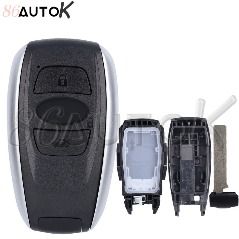 Car Key Case Cover for Subaru Forester Ascent STI WRX BRZ Legacy Outback Crosstrek Impreza Key Case Cover Shell Fob 3 4 Buttons CM World
