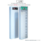Portable 8 Slot 18650 Battery Power Bank Case DIY Digital Display 5V 21A Fast Charging Box For Outdoor Emergency Use
