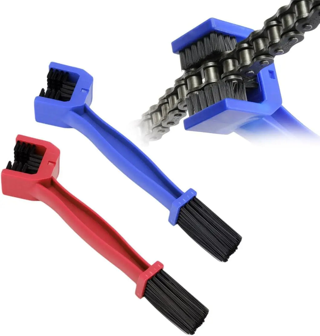 Motorcycle Chain Brush Cleaner Plastic Bicycle/Moto Brush Clean Chain Cleaner Outdoor Scrubber Road Care Tools Motorcycle Parts CM World