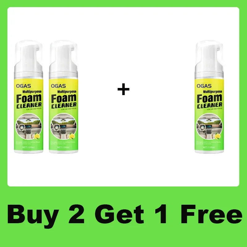 Car Interior Cleaner Agent Ceiling Cleaner Leather Flannel Woven Fabric Water Free Multipurpose Auto Dash Cleaning Tool 120ML