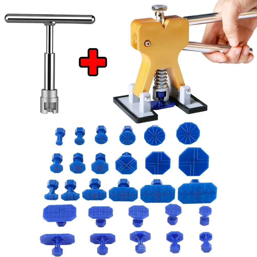 54/30/25PCS Auto Dent Removal Kit Puller  Suckers Suction Cup Tool with Tabs for Car Body Repair Dent Removal Paintless Kit CM World