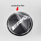 56mm60mm65mm75mm Car Wheel hub Center Cap Badge covers sticker 4pcs Mercedes Benz W204 W205 W212 W213 W177 W176 W117 X253 W247 CM World
