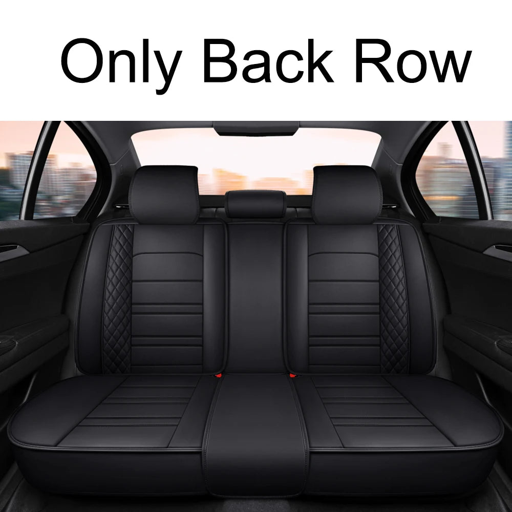 Full Coverage Pu Leather Car Seat Covers for PEUGEOT 206 307SW 308 407 408 508sw 208 2008 3008 4008 5008 Car Accessories CM World