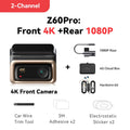 【For US】DDPAI 4K Dash Cam Z60 Pro Support Front and Rear Car Camera SONY STARVIS2 678 Sensor 5GHz Wi-Fi GPS ADAS Car DVR Car Mobile World