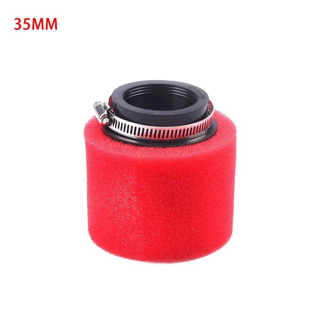 Motorcycle Gas Fuel Filter Universal High Flow Air Filter Sponge Cleaner for 110cc 125cc 150cc 250cc Pitbike Moped Dirt Scooter CM World