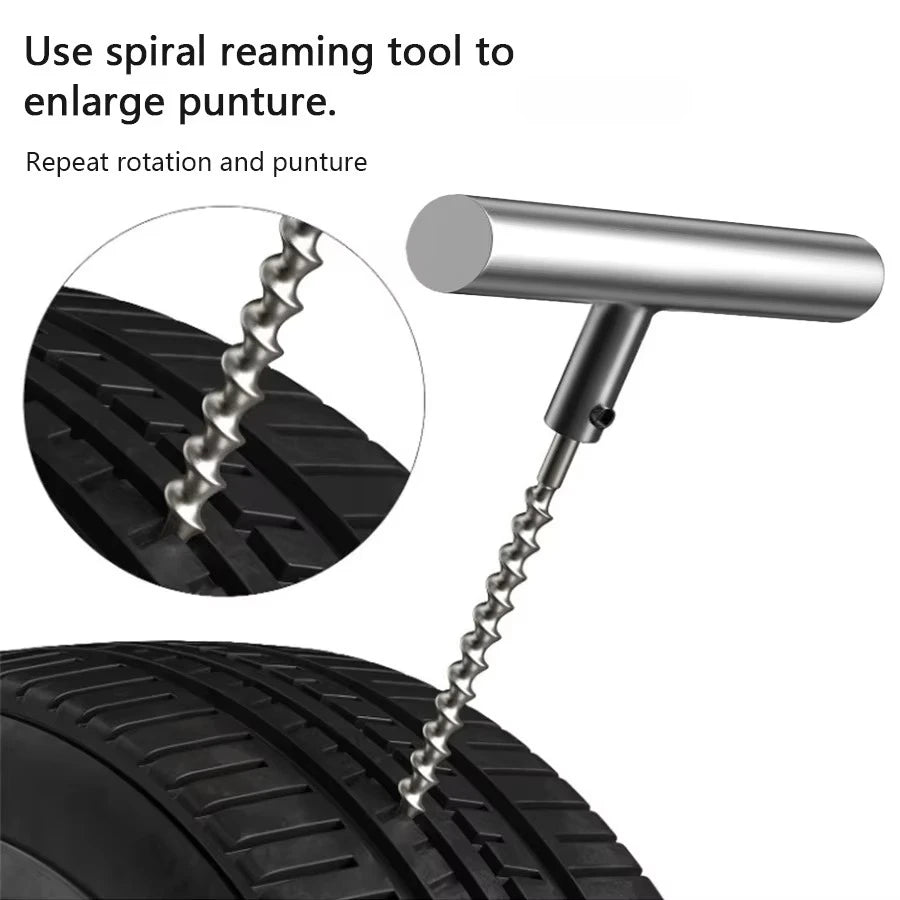 New 33/45Pcs AutoTire Repair Kit Tire Repair Kit Auto Bike Tire Repair Puncture Plug Garage Car Accessories