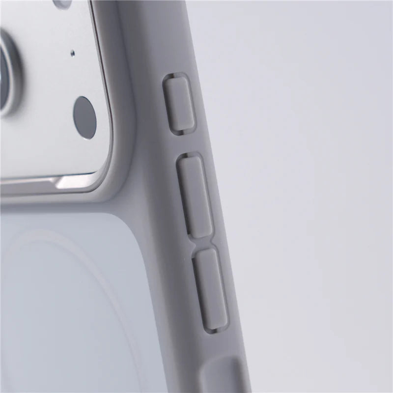 Original Double Color for Magsafe Case For iPhone 17Air 17Pro 17Pro Max Matte Magnetic Wireless Charge Hard Protective Cover Car Mobile World