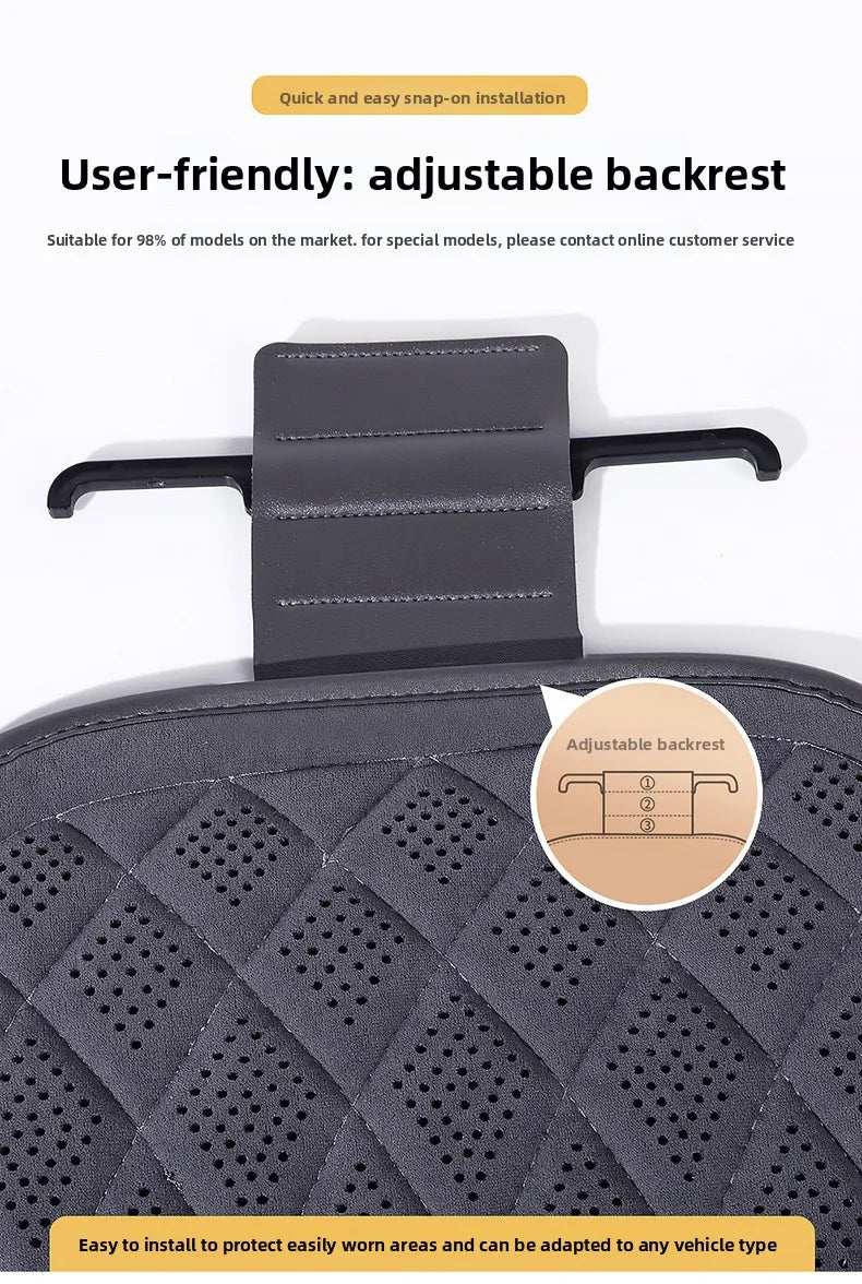 Light Luxury Suede Car Seat Cover Cushion Pad Breathable Cushion Fashionable Car Mat  Autumn and Winter Seat Cover Protector CM World